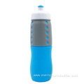 500mL Solid Color Silicone Water Bottle